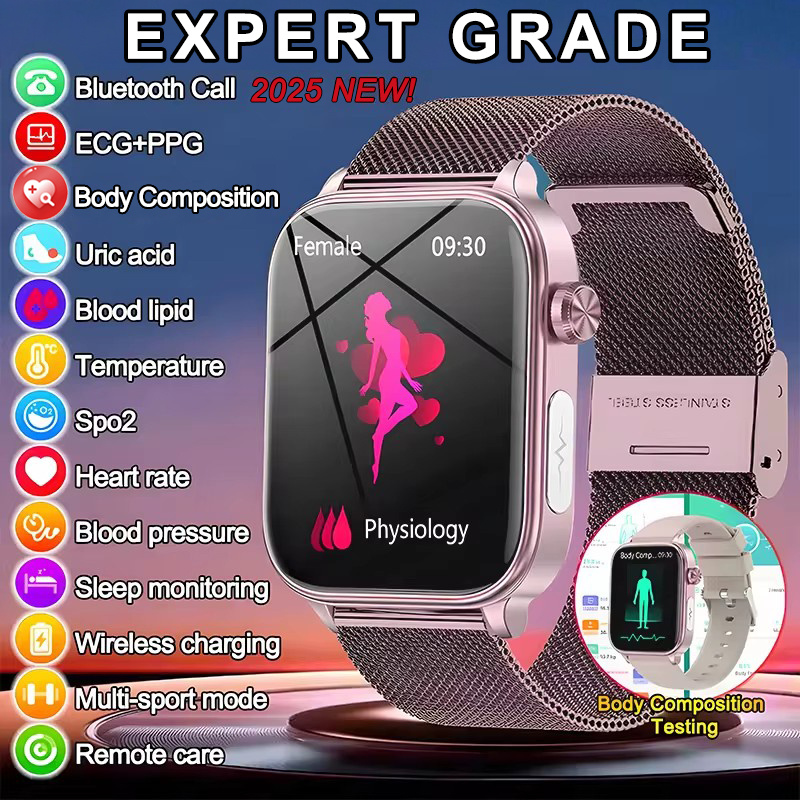 Smartwatch Health Watches For Women - 2023 neue EKG + PPG Überwachung