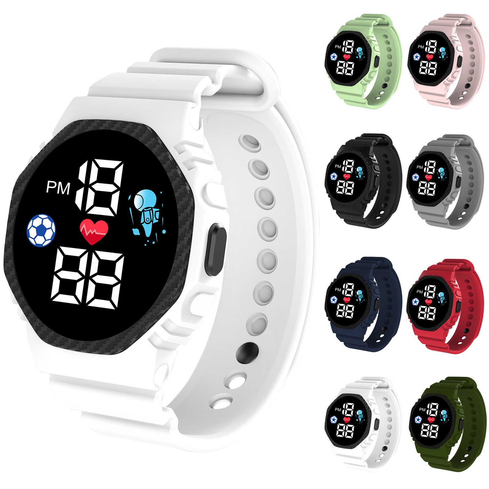 Smartwatch Digital Watches For Boys - Mehrfarbige Smartwatch für Kinder Jungen Mädchen