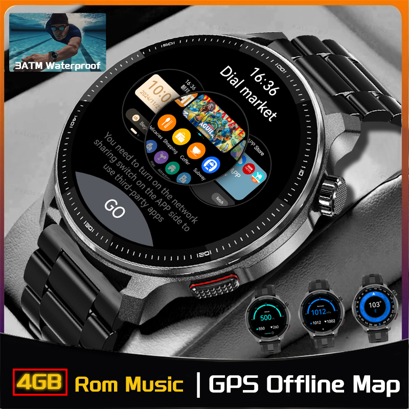 Watch Esim - NEUE 4G-Speicher GPS Offline-Kartenposition Smartwatch Integrierte