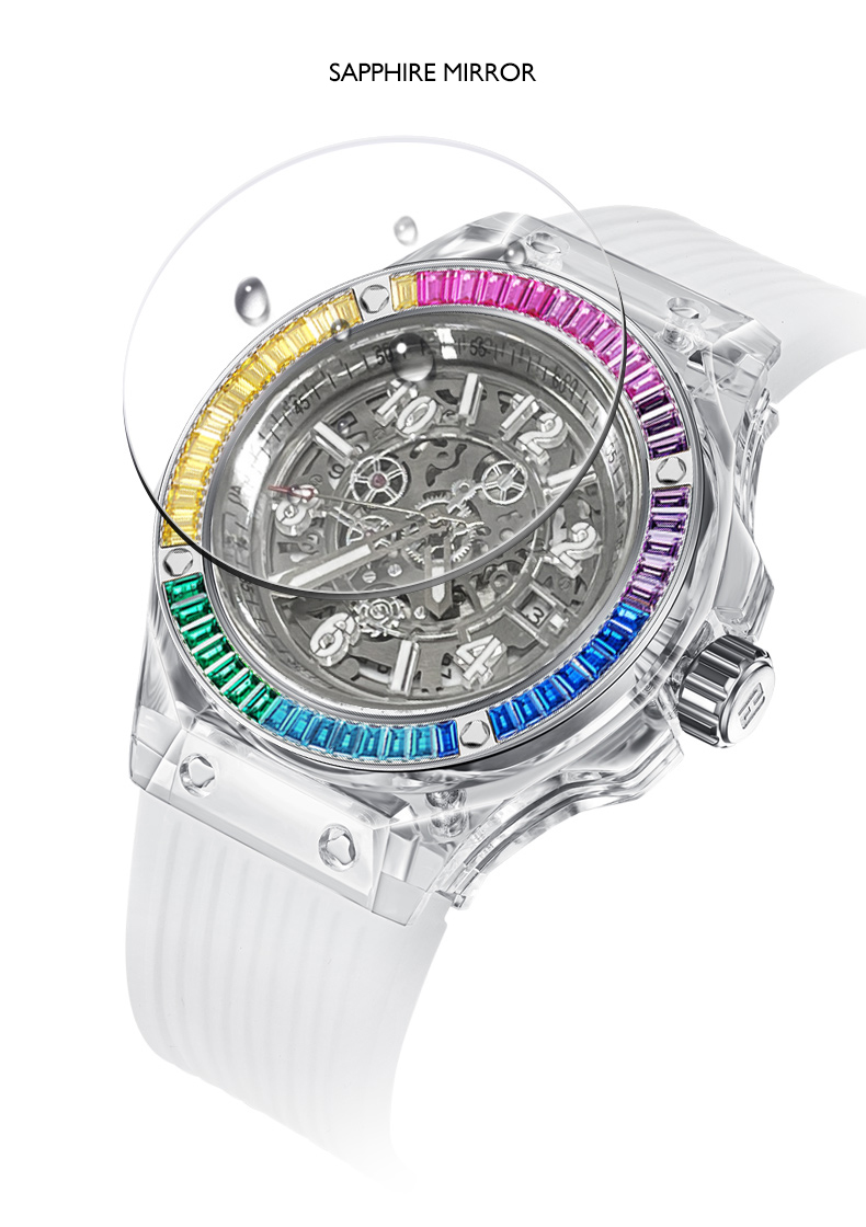 HANBORO Damen-Automatikuhr, 41 – Skeleton Mechanical Watch Bewertung und Preis