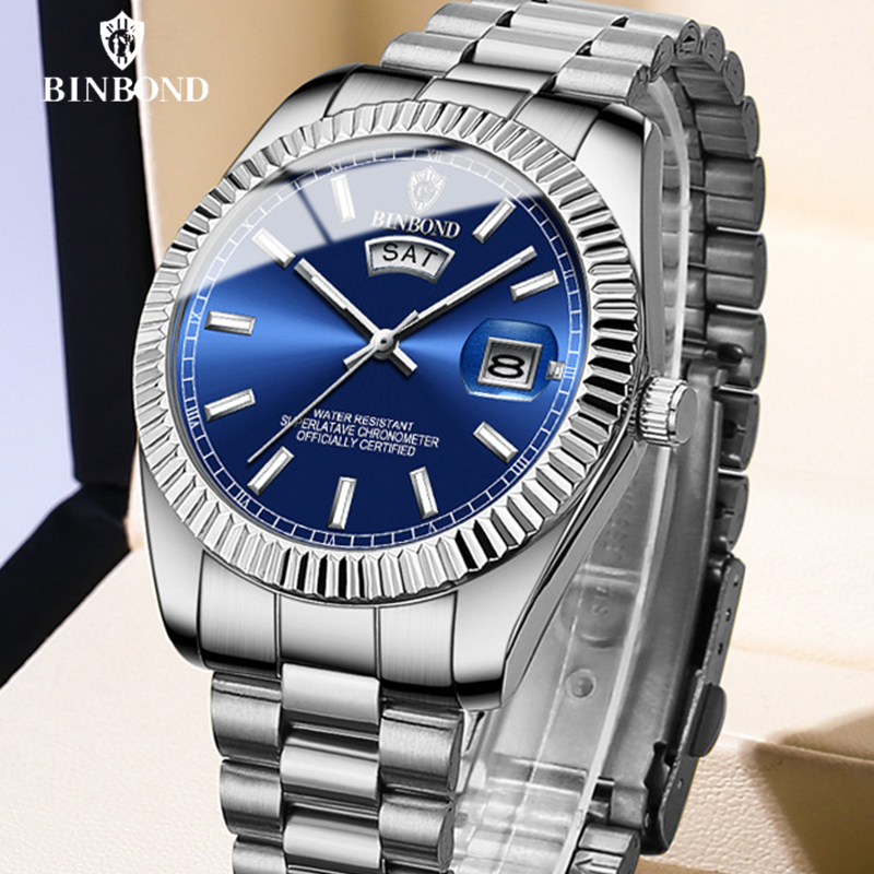 BINBOND B7012 Herren-Mode-Busi – Rolex Watch Datejust Bewertung und Preis