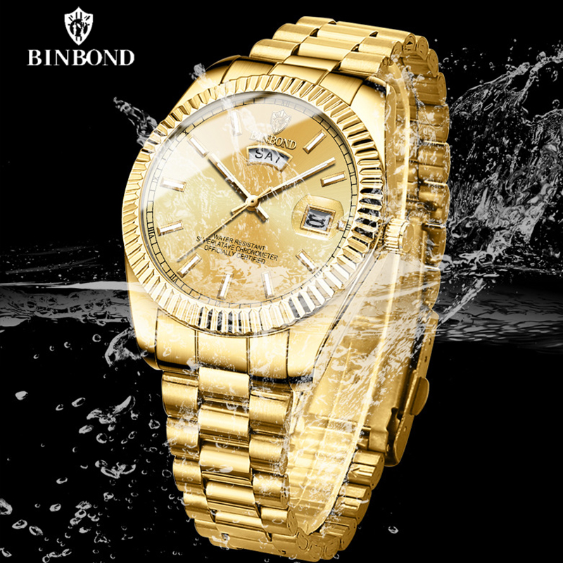 BINBOND B7012 Herren-Mode-Busi – Rolex Watch Datejust Bewertung und Preis