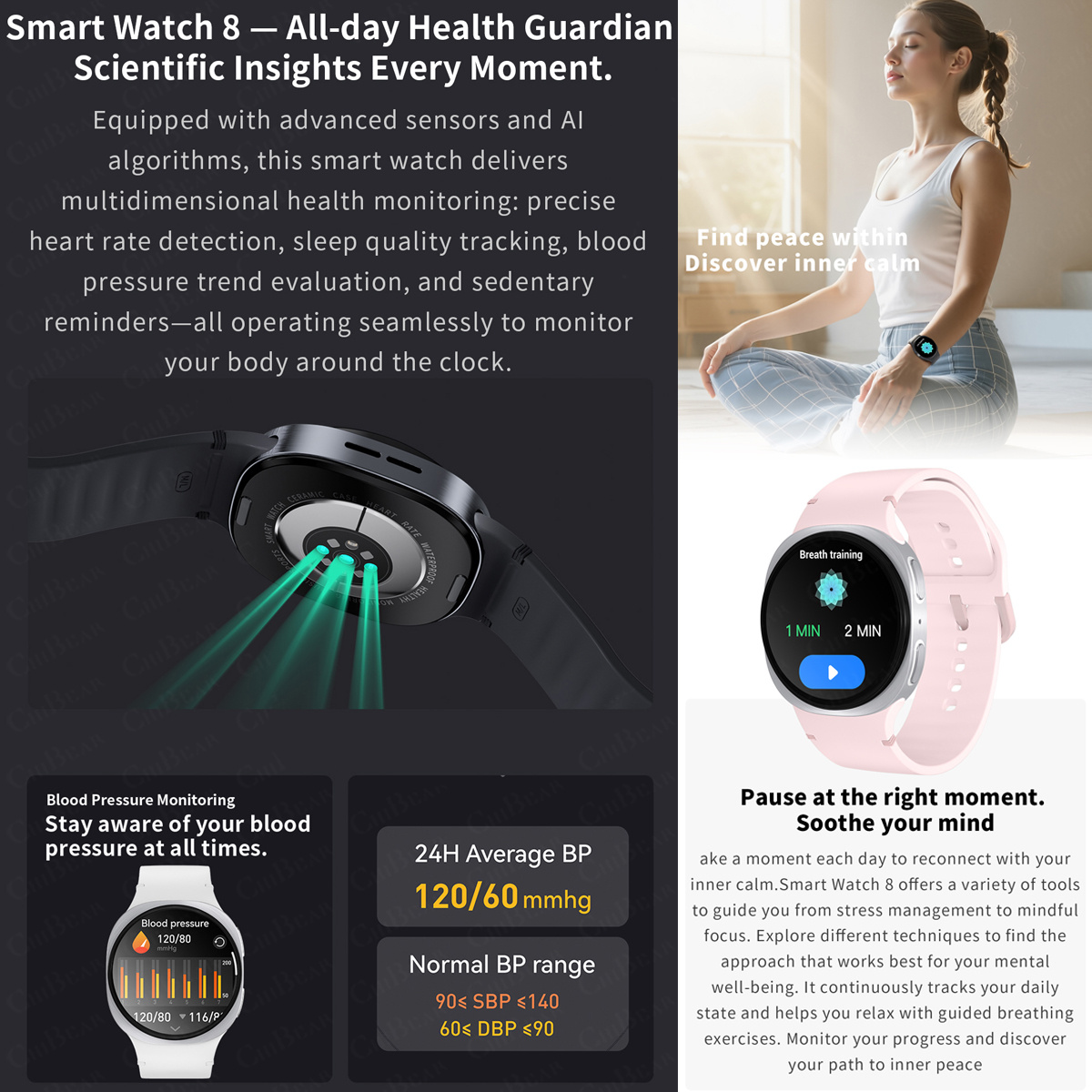 2026 Neue Smartwatches 8 Mini  – Smartwatch Health Watches For Women Bewertung und Preis