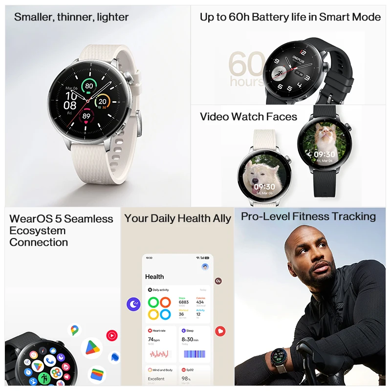 Globale Version OnePlus Watch  – Watch Esim Bewertung und Preis