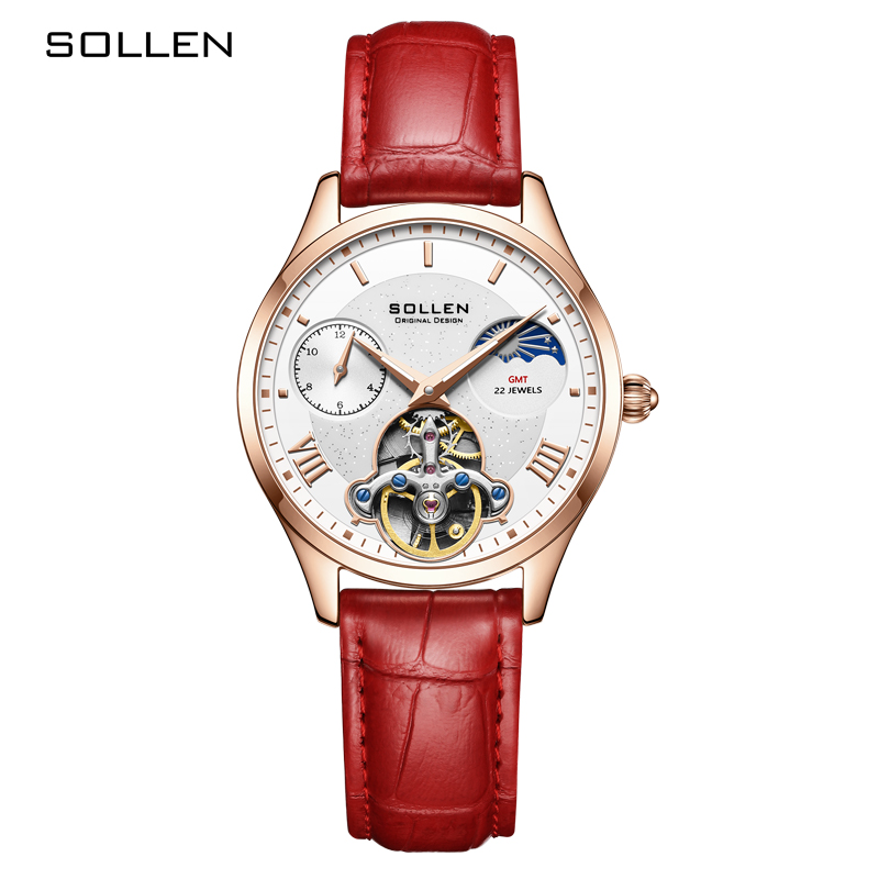 Schweiz SOLLEN Luxus automatis – Skeleton Mechanical Watch Bewertung und Preis