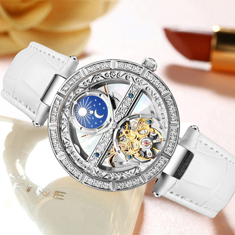 Damenuhr Automatische Frau Lux – Skeleton Mechanical Watch Bewertung und Preis