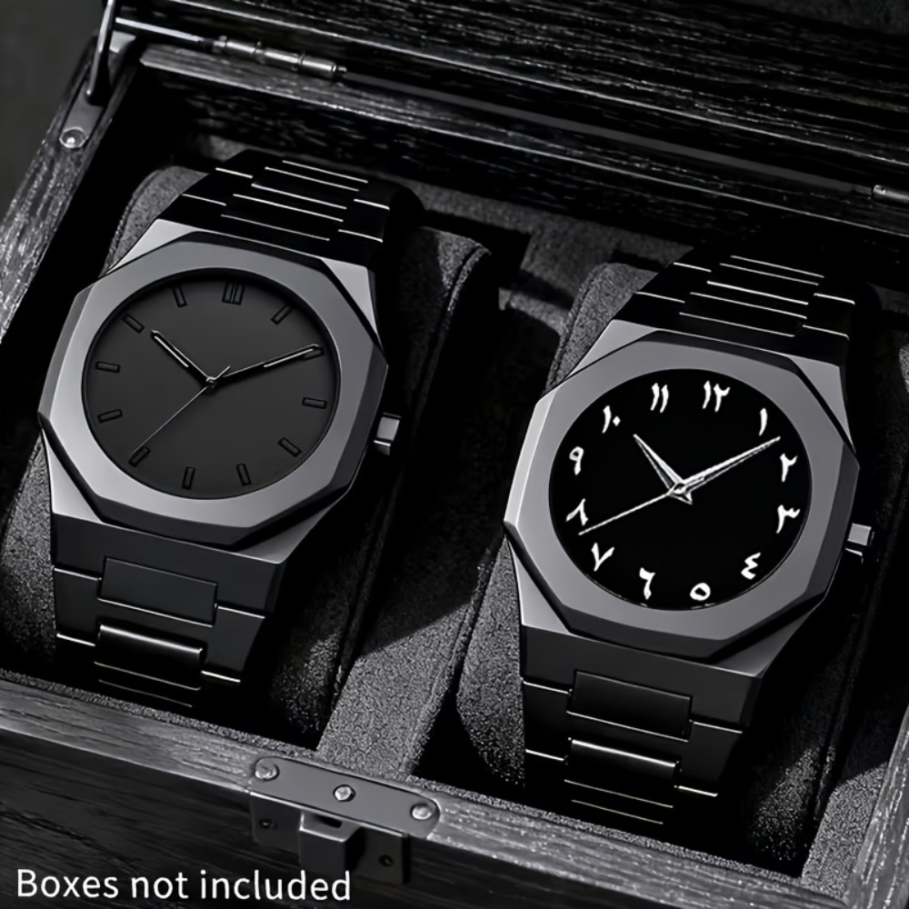 2 Stück Uhren, Modische Quarz- – Smartwatch Watches Birthday Gift For Men Bewertung und Preis