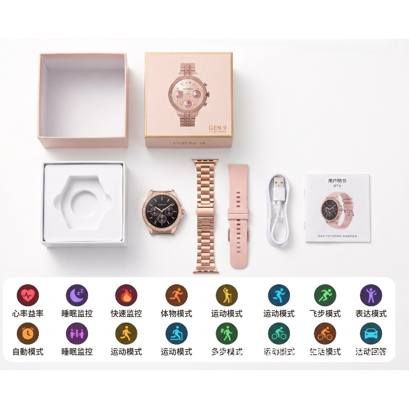 Grenzübergreifende Exklusivlie – Smartwatch Health Watches For Women Bewertung und Preis