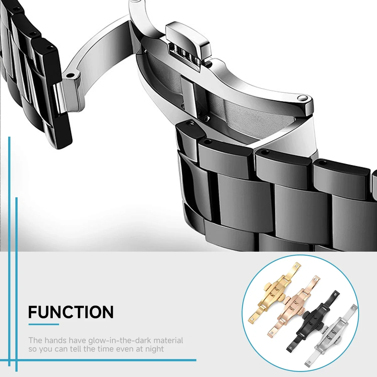Polierte Edelstahl-Schmetterli – Replacement Watch Bracelet Bewertung und Preis
