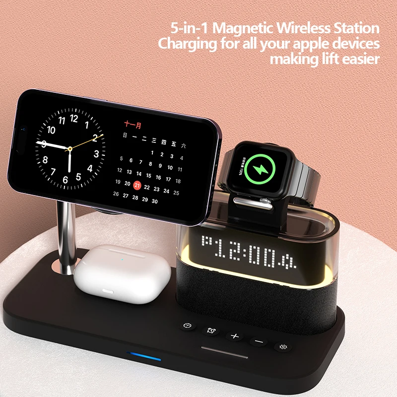 Neue 5-in-1 kabellose Ladestat – Smartwatch New Watches Bewertung und Preis