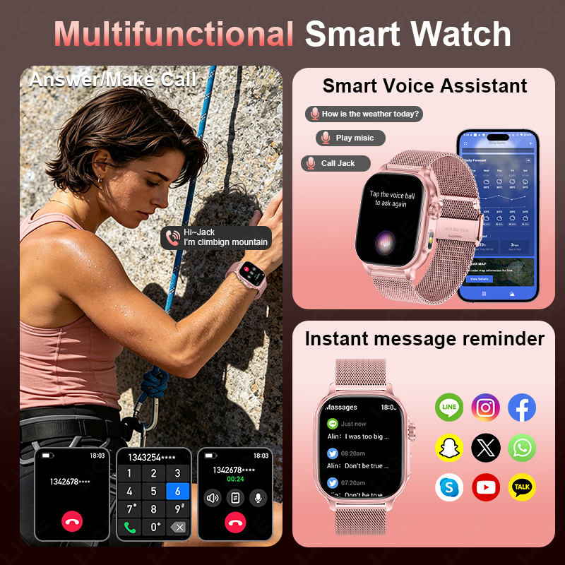 2026 Neue 1400mAh Große Batter – Smartwatch Watches Gift For Women Bewertung und Preis