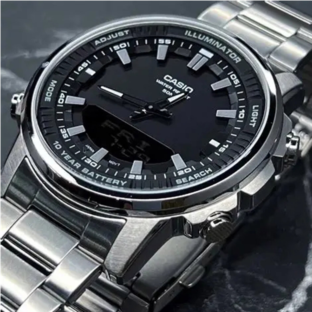 Casio AMW-880D |   Edelstahl-H – Casio Watches Smartwatch Bewertung und Preis
