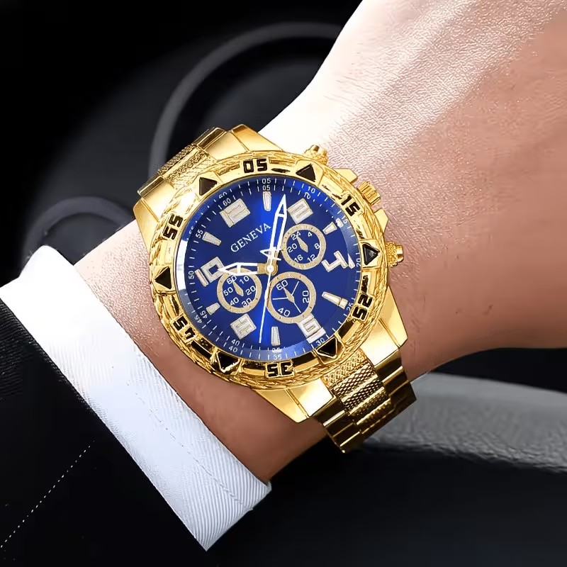 2 Stück modische Luxus-Quarzuh – Smartwatch Watches Birthday Gift For Men Bewertung und Preis