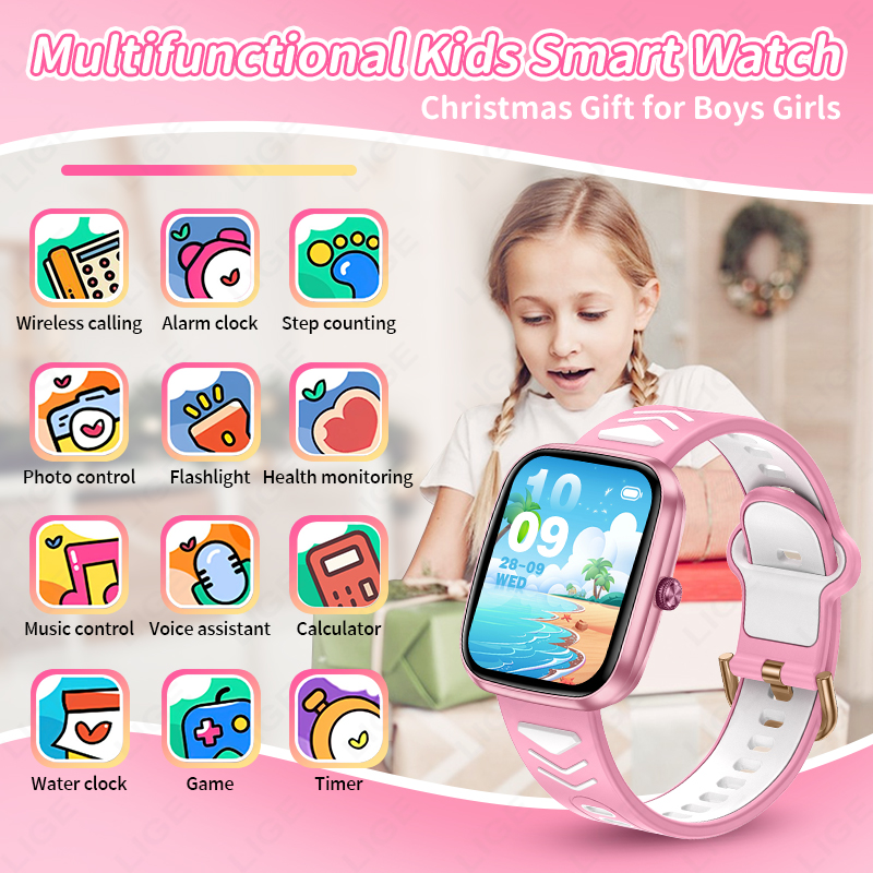 LIGE Neue 1,75 Zoll Bluetooth- – Smartwatch Digital Watches For Boys Bewertung und Preis