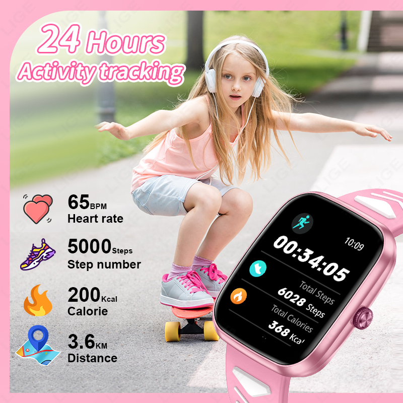 LIGE Neue 1,75 Zoll Bluetooth- – Smartwatch Digital Watches For Boys Bewertung und Preis