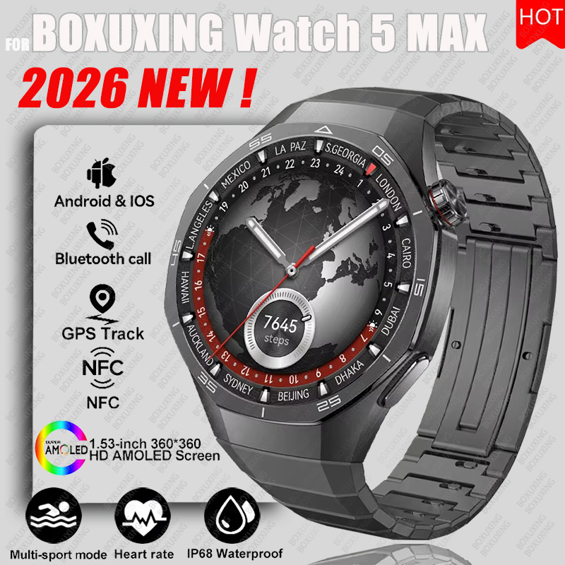 2026 Neue BOXUXING Uhr 5MAX Sm – Smartwatch Health Watches For Women Bewertung und Preis